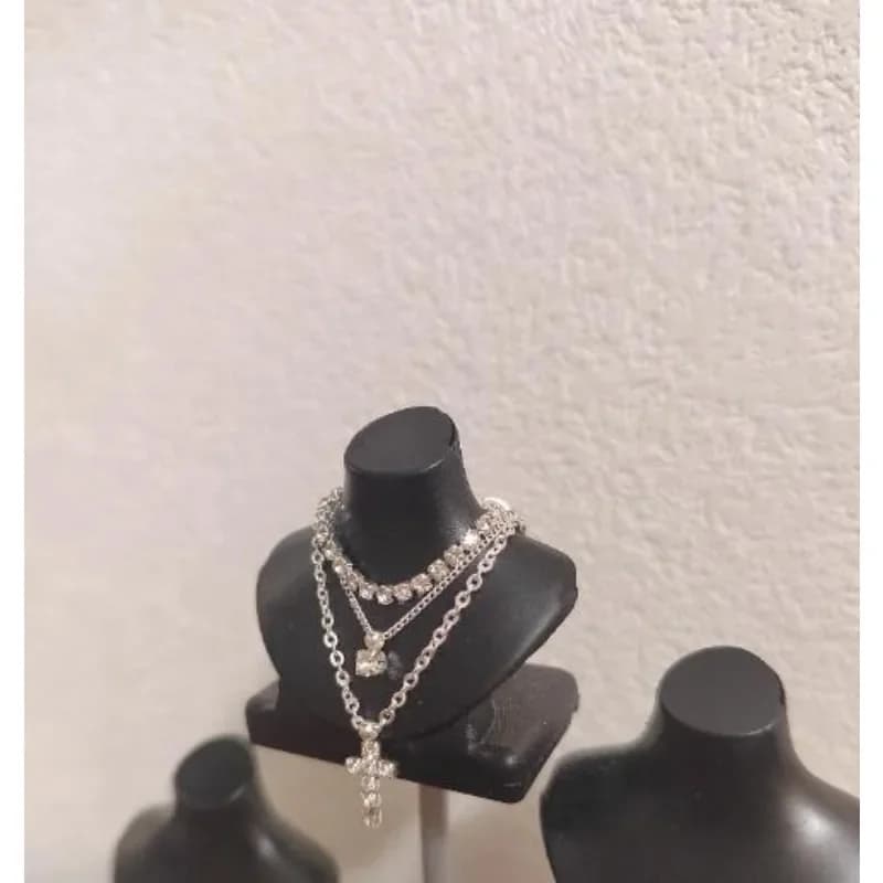 Need 15days process time New Handmade Toy necklace bracelets Crystal diamond accessories for your 1/6 scale BB FR dolls BBMOD24