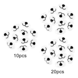 10pcs Kawaii Doll Eyes Cartoon Safety Eyes Nose DIY Cute Bear Mouth DIY Dog Animal Puppet Nose Doll Accessories