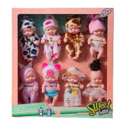 1pcs New Fashion 3.5 Inches Simulation Rebirth Dolls Toy Mini Cute Sleeping Baby Series Doll Cartoon Toy for Kids Birthday Gift