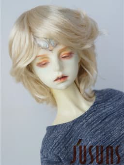Doll Wigs JD075 1/3 8-9inch 21-23cm Boyish Cupid Curls Synthetic Mohair SD BJD Doll Wigs