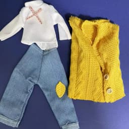 30cm Boys Doll Male 1/6 BJD Doll Dress Up Clothes Handsome Casual Clothes Set Kids Girls Doll Toy Gift