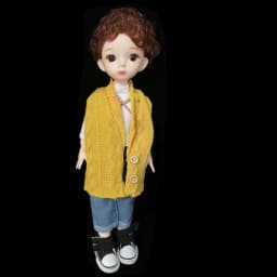 30cm Boys Doll Male 1/6 BJD Doll Dress Up Clothes Handsome Casual Clothes Set Kids Girls Doll Toy Gift