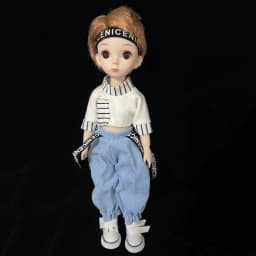 30cm Boys Doll Male 1/6 BJD Doll Dress Up Clothes Handsome Casual Clothes Set Kids Girls Doll Toy Gift