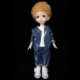 30cm Boys Doll Male 1/6 BJD Doll Dress Up Clothes Handsome Casual Clothes Set Kids Girls Doll Toy Gift