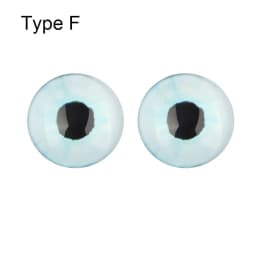 1Pairs Glass Doll Eyes for DIY Sewing Dolls Crafts Accessories Cat Eye Dragon Dinosaur Eye Round Cabochon Pet Dog Cat Eyes