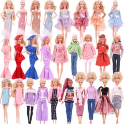 30CM Doll Clothes Outfit Dress Fashion Coat Hats Top Pants Clothing For 1/6 BJD Doll Clothes Doll Accessories Girl`s Toy Gifts