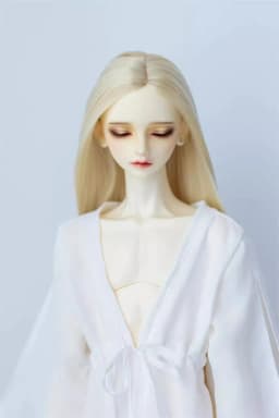 BJD/SD Doll Wig 1/3 1/4 1/6 Girls Boys Elegant High Temperature Silk White Black Green Long Straight Hair Gifts Doll Accessories