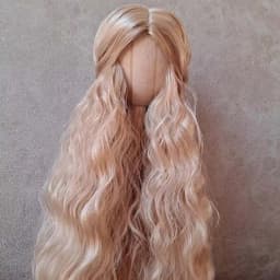BJD Doll Wig1/3 1/4 1/6 1/8 Big Wavy Hair Many Color Wig High Temperature Wire