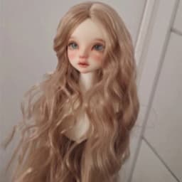 BJD Doll Wig1/3 1/4 1/6 1/8 Big Wavy Hair Many Color Wig High Temperature Wire