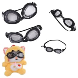 Tiny Underwater Goggles Dollhouse Props Swimming Glasses Miniatures Mini Swimming Glasses Cotton Doll Accessories Play House Toy