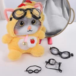 Tiny Underwater Goggles Dollhouse Props Swimming Glasses Miniatures Mini Swimming Glasses Cotton Doll Accessories Play House Toy