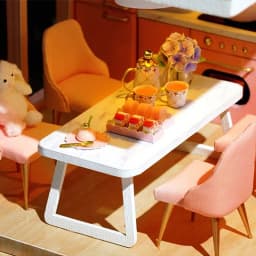 3D Wooden Mini Doll Houses DIY Small House Kit 3D Puzzle Assembly Building with Furniture Kit Toys Dollhouse Birthday Gifts