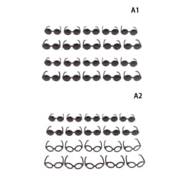 20pcs Sunglasses Props Mini Glasses Toys For 1:6 Doll Toys Dollhouse Sunglasses Costume Props