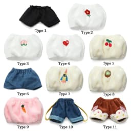 Casual pants Change Dressing Game Toys Accessories Mini Underwear Idol Dolls Clothes Plush Shorts 20cm Doll Trousers