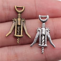 Mini Wine Bottle Opener/Goblet/Pot Miniature Corkscrew Model For OB11 BJD Doll House Kitchen Decoration Dollhouse Accessories
