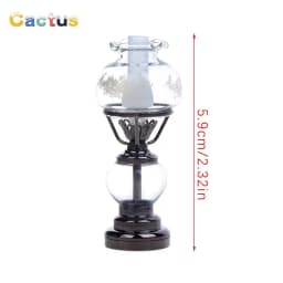 1:12 Dollhouse Miniature LED Light Candlestick Lamp Desk Lamp Home Lighting Model Furniture Decor Toy Doll House Accessories