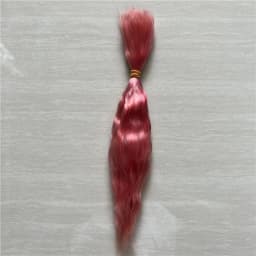 New Red Purple Pink Brown Colors Reborn Doll Pure Mohair Handrooted Top Quality Mohair Wigs for BJD SD 1/12 Dolls Hair Accessory