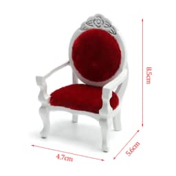 1/12 Dollhouse Mini Sofa Stool Chair Pillow Furniture Model for Dollhouse Decor