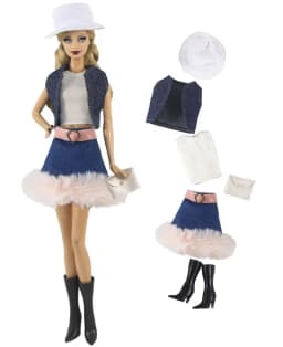 1 Set Doll Clothes 1:6 Scale Dress Outfit for 11.5 Inch 30cm Doll Many Style for Choice Gifts for Girls Doll Accessories #5