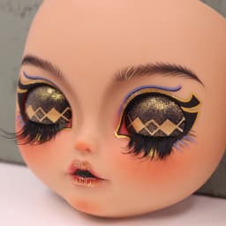 ICY DBS OOAK Blyth doll Hand-Painted Face Plate Including Back Plate Screws Lips carved 1/6 BJD Anime Girl