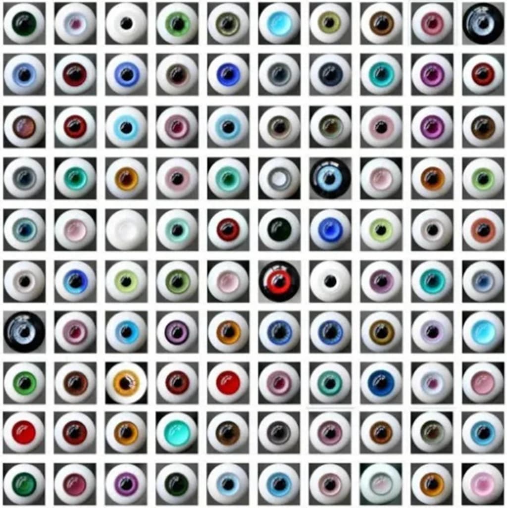 Wamami Mystery Wholesale 8mm 10mm 12mm 14mm 16mm 18mm 20mm 22mm 24mm Random Glass Eyes Eyeball Doll Reborn