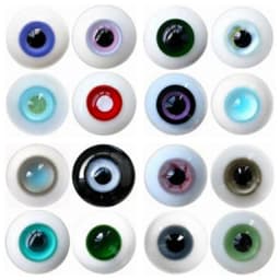 Wamami Mystery Wholesale 8mm 10mm 12mm 14mm 16mm 18mm 20mm 22mm 24mm Random Glass Eyes Eyeball Doll Reborn