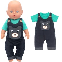 43cm Baby Doll Clothes Camouflage Coat 18 Inch Doll Jacket Children Gift Toys Outfit