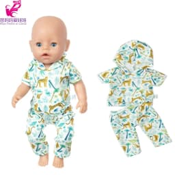 43cm Baby Doll Clothes Camouflage Coat 18 Inch Doll Jacket Children Gift Toys Outfit