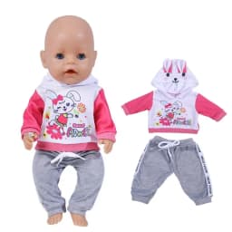 43cm Baby Doll Clothes Camouflage Coat 18 Inch Doll Jacket Children Gift Toys Outfit