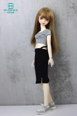 BJD Doll Clothes for 28-60CM 1/3 1/4 1/6 SD DD YOSD Toys Ball Jointed Fashion T-Shirt Doll Accessories Girl Gift