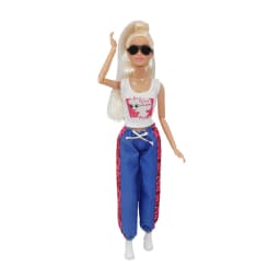 New 30cm Doll Set 1/6 Female Doll with Casual Sportswear Suit Girls Dress Up Toy Gift