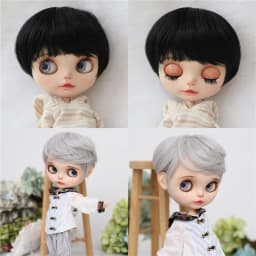 9-10 inch Blyth Qbaby Amydoll Wig Collection Of Short Hair
