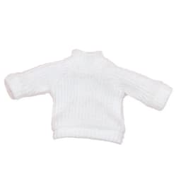 1/12 Doll Clothes Knitted High Collar Sweater For 1/11 BJD Dolls Accessories Fashion ob11 Dolls Tops Bottoming Pullover