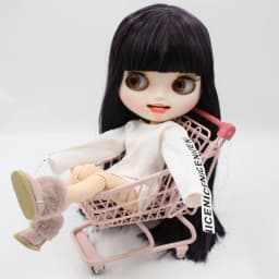 ICY DBS Blyth doll shoes 1/6 furry snow boots about 3.5cm BJD girls toys