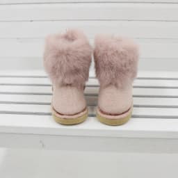 ICY DBS Blyth doll shoes 1/6 furry snow boots about 3.5cm BJD girls toys
