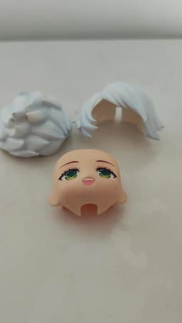 (only hair)GSC Clay Man Hair white model OB11 hair doll accessories