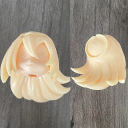 (only hair)GSC Clay Man Hair white model OB11 hair doll accessories