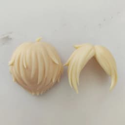 (only hair)GSC Clay Man Hair white model OB11 hair doll accessories