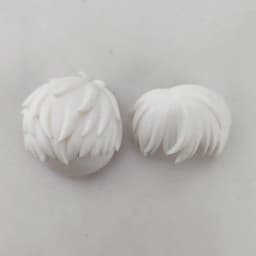 (only hair)GSC Clay Man Hair white model OB11 hair doll accessories