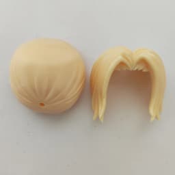 (only hair)GSC Clay Man Hair white model OB11 hair doll accessories