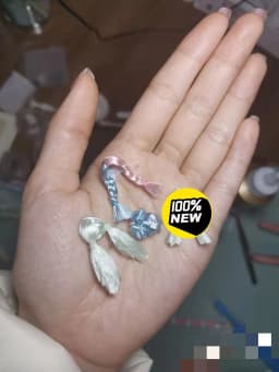 Mini 4cmBJD doll wig silk wig accessories Only sell wigs.