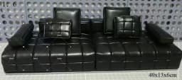 Dollhouse 1/6 European-style Sofa Miniature Dollhouse Furniture 1/12 Bjd Doll Chair Doll Accessories New Diy Miniature Dollhouse