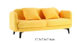 Dollhouse 1/6 European-style Sofa Miniature Dollhouse Furniture 1/12 Bjd Doll Chair Doll Accessories New Diy Miniature Dollhouse