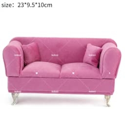 Dollhouse 1/6 European-style Sofa Miniature Dollhouse Furniture 1/12 Bjd Doll Chair Doll Accessories New Diy Miniature Dollhouse
