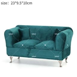 Dollhouse 1/6 European-style Sofa Miniature Dollhouse Furniture 1/12 Bjd Doll Chair Doll Accessories New Diy Miniature Dollhouse