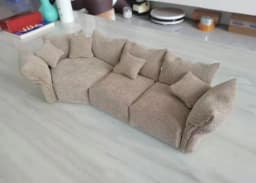 Dollhouse 1/6 European-style Sofa Miniature Dollhouse Furniture 1/12 Bjd Doll Chair Doll Accessories New Diy Miniature Dollhouse