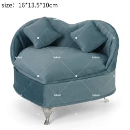 Dollhouse 1/6 European-style Sofa Miniature Dollhouse Furniture 1/12 Bjd Doll Chair Doll Accessories New Diy Miniature Dollhouse