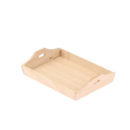 1/12 Dollhouse Miniature Wooden Plate Simulation Tray Model for Doll House Decor New