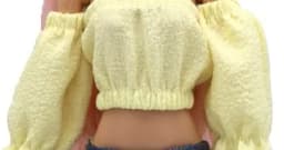 New 30cm 1/6 Puff Sleeves Skirt Shorts Daily Wear Accessories Clothes for Barbies Doll