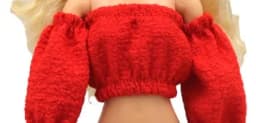 New 30cm 1/6 Puff Sleeves Skirt Shorts Daily Wear Accessories Clothes for Barbies Doll